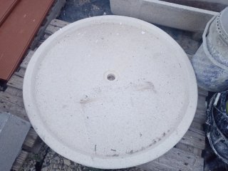 Plato de ducha exterior piedra