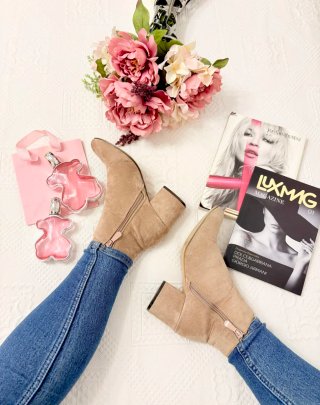 Botines Beige