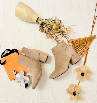 Botines Beige