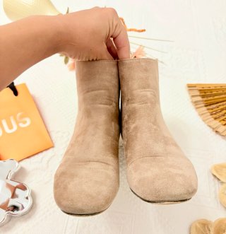 Botines Beige