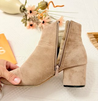 Botines Beige