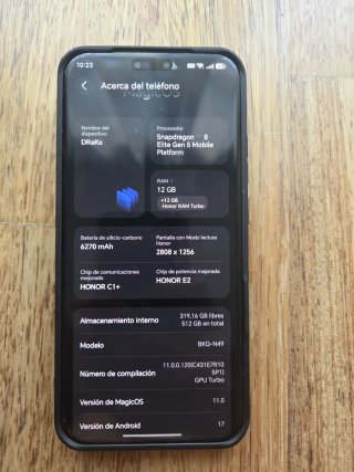 Honor Magic 8 Pro 12GB+512GB Sky Cyan (verde)