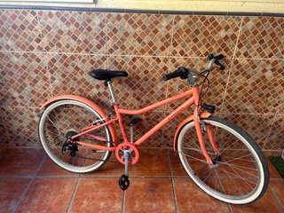 Bicicleta Riverside 500 Rojo Coral 24