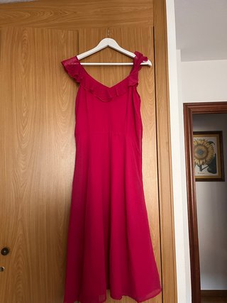 Vestido fucsia plumeti