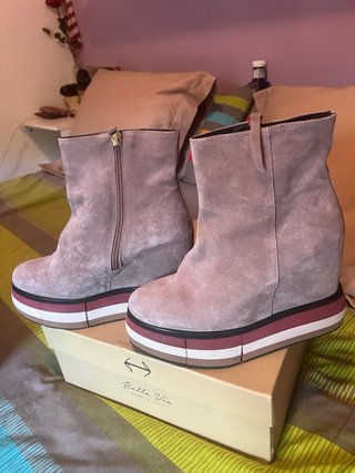 Botines Belle Vie Ante Tacon Plataforma