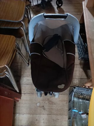 Capazo + Silla bebe Confort+ropa