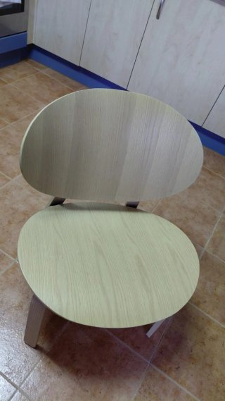 Silla IKEA FRÖSET chapa roble