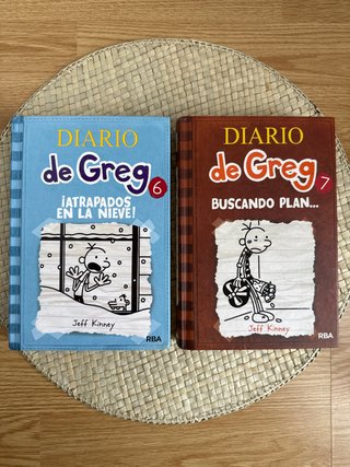 Lote 2 libros Diario de Greg 6-7