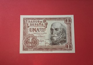 Billete 1 Peseta 1953