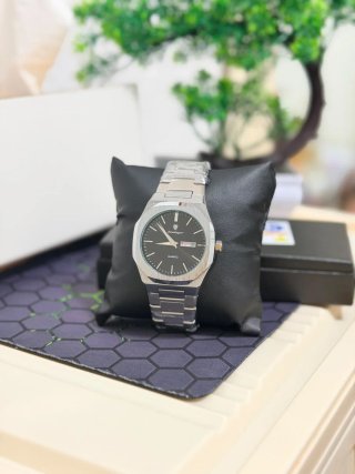 Reloj Poedagar Hombre Acero Negro