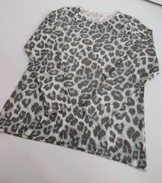 Jersey fino estampado animal print T.M