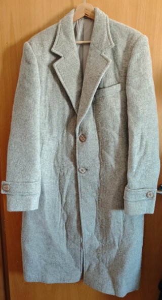 Abrigo de Lana de Alpaca Peruana M/L