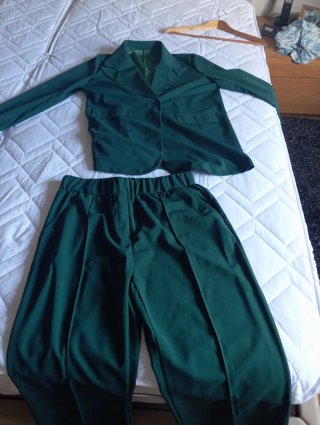 Traje de Chaqueta Verde