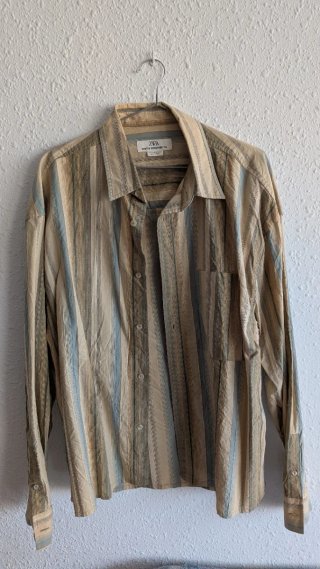 Camisa de rayas hombre