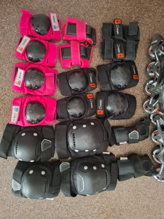 Pack Patines Oxelo Talla 35-38 con Protecciones