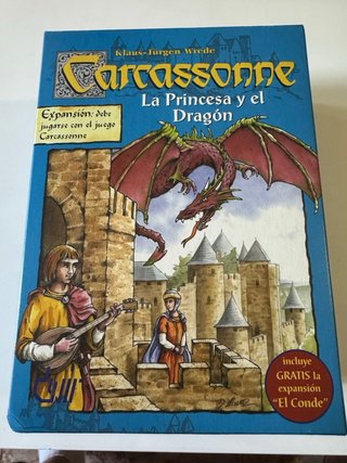 Lote Carcassonne clásico + 5 expansiones, comoleto