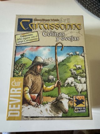 Lote Carcassonne clásico + 5 expansiones, comoleto