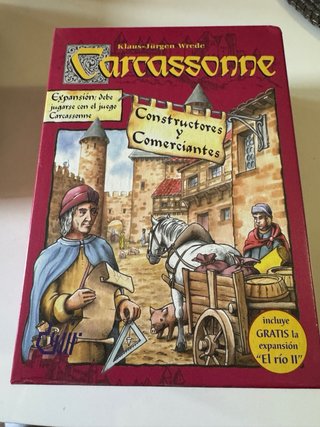 Lote Carcassonne clásico + 5 expansiones, comoleto