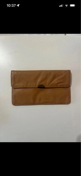 Cartera de piel O My Bag camel