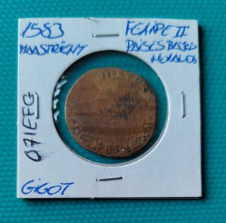 PAISES BAJOS - FELIPE II - GIGOT 1583 - MAASTRICHT