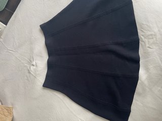 Falda Azul Marino Zara