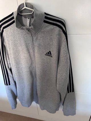 Chaqueta de chándal adidas gris