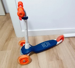 Patinete 3 Ruedas Decathlon Azul/Naranja