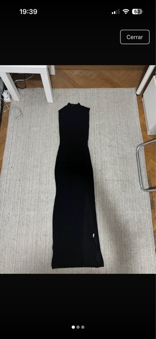 Vestido largo negro