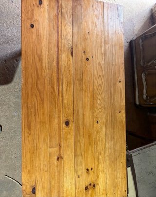 Mesa de centro madera rústica