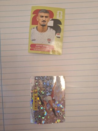 2 Cromos Panini Mundial