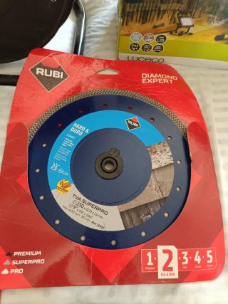 Disco Diamante Rubi TVA Superpro 230mm