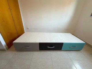 Mueble bajo cama nido 3 cajones 187cm