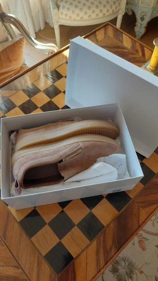 Sneakers Slip-on Max Mara Beige Talla 39.5
