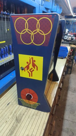 Máquina Arcade tres cestas