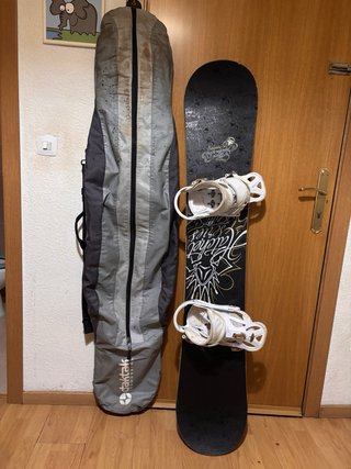Tabla de Snowboard Atomic hatchet con Fijaciones