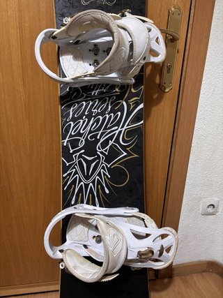 Tabla de Snowboard Atomic hatchet con Fijaciones