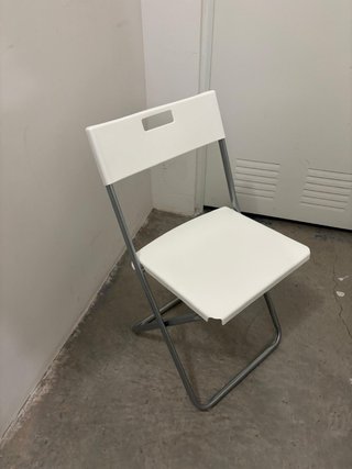 Silla Plegable Ikea Blanca Gunde