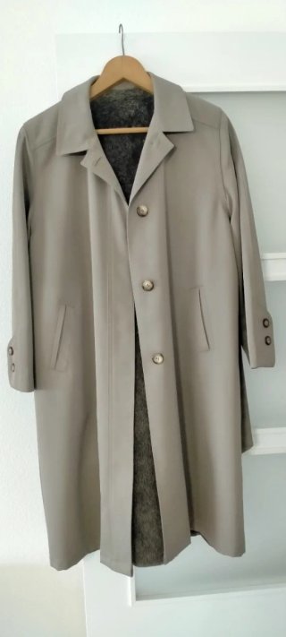 Abrigo Gabardina Beige nuevo  calidad