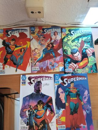 All In Superman comics pack 1-5 grapas