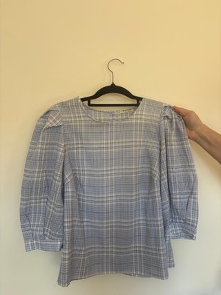 Blusa Stradivarius de cuadros