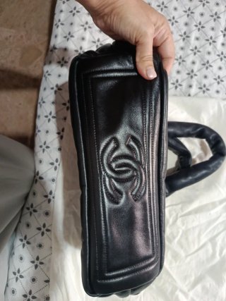 Borsa Chanel in pelle nera