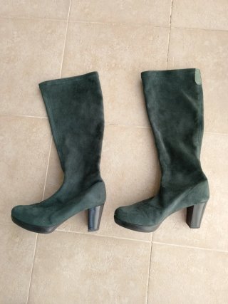 Botas Altas Verdes Talla 37