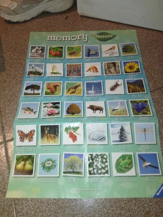 Juego de mesa Memory Nature Ravensburger