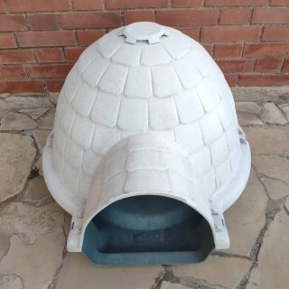 Caseta iglú para perro