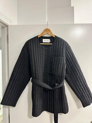 Abrigo acolchado negro Calvin Klein