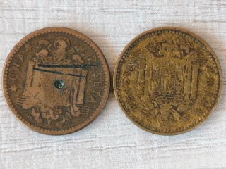 Moneda 1 Peseta 1947 *62