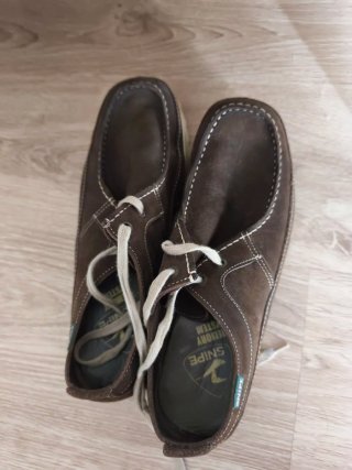 Zapatos náuticos Snipe hombre marrones