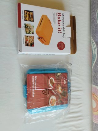 Sandwichera Microondas Grill Tray