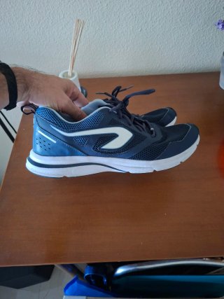 Zapatillas Running Kalenji Talla 47 Azul/Blanco