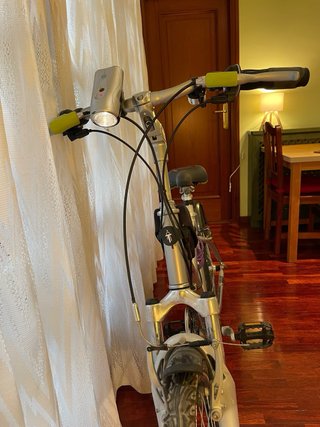 Bicicleta B'twin Aluminio Adulto Gris